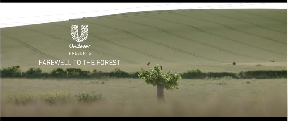 screenshot unilever csr farewell to the forest campaign